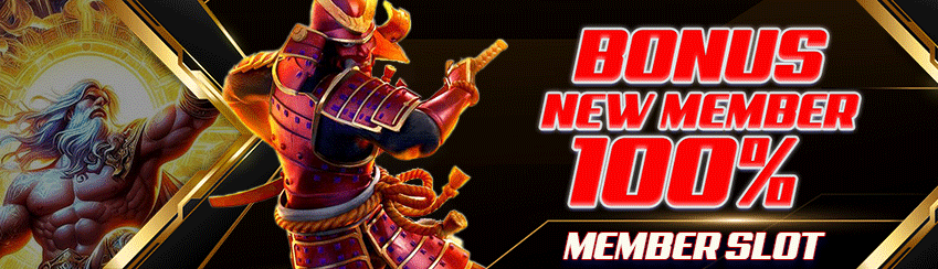 BONUS NEW MEMBER SLOT 100%